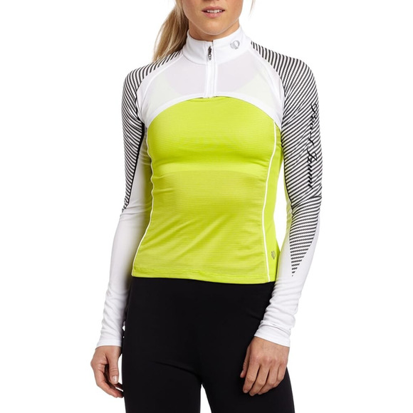 Pearl Izumi Tops - Pearl Izumi Women's Fly Intercool Shrug White Long Sleeve Zip Crop Top Large